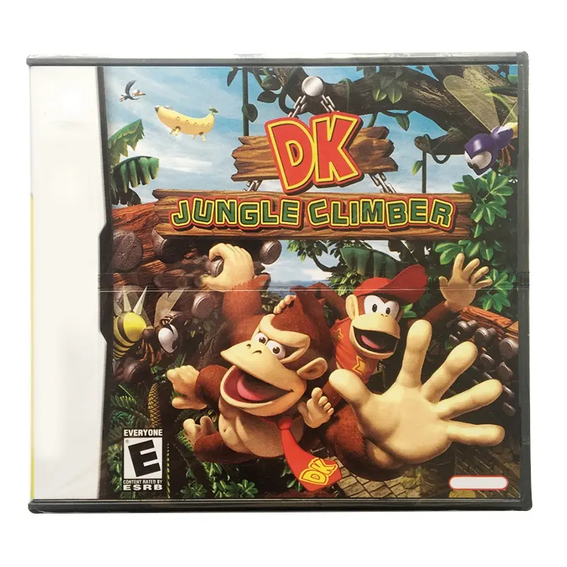 Dalam kotak stok dan buku instruksi kartu permainan Multi Bahasa aksesoris Game lainnya DK JUNGLE CLIMBER untuk 3DS NDSI NDSL NDS