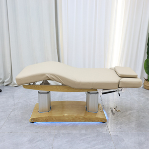 Table de massage électrique inclinable de luxe <span class=keywords><strong>pour</strong></span> salon de beauté, moderne, 4 moteurs, lit de spa facial incurvé <span class=keywords><strong>pour</strong></span> esthéticienne avec éclairage - Product Image 4