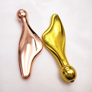 Hot Selling Skin Lifting Facial Massager Zinc Alloy Rose Gold <strong>Metal</strong> Mini <strong>Face</strong> <strong>Roller</strong> Gua Sha Dolphin Facial <strong>Roller</strong> - Product Image 5