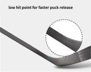 중국 제조 업체 100% 탄소 섬유 하키 스틱 아이스 하키 스틱 십대를위한 - Product Image 2