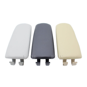 Couverture de boîte de rangement du repose-bras central avant Audi A4 B6 B7 2001-2008 Noir Gris Beige Cuir Plastique Pièce 8E0864245B - Product Image 1