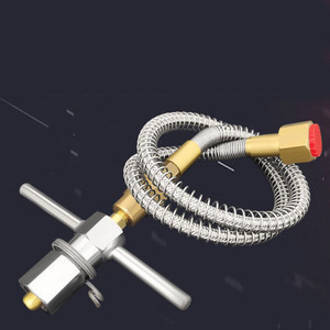 Manguera de oxígeno corrugada de alta presión de 15 MPa, tubo metálico de llenado y purga, tubo de puente de aire con abrazaderas y válvulas. - Product Image 5