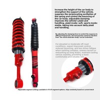 Kit d'amortisseurs de levage de 2 pouces pour D-Max L200, comprend des amortisseurs avant/arrière, des bras de suspension, des cales en acier - Vente directe d'usine