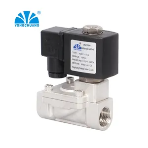 Yongcchuang YCD11/21 Diaphragm Brass Stainless Steel Long Life Diaphragm Solenoid Valve 24v 12v