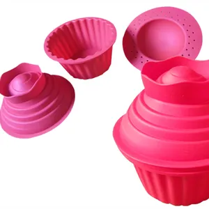 Refine Silicone Factory's Food Grade Cake Molds Non-Stick round Three Cake Bakeware Safe for Decorating Cakes Naturally