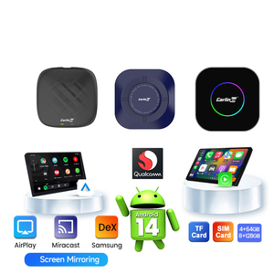 อะแดปเตอร์ Carplay ไร้สาย Speed Carlinkit จากโรงงานผู้ผลิต Tbox ชิปประมวลผล Qualcomm Octa Core พร้อมระบบ GPS ระบบปฏิบัติการ Android 14 รองรับการส่งภาพแบบ Auto Casting 6 in 1 กล่องวิดีโอ Ai - Product Image 1