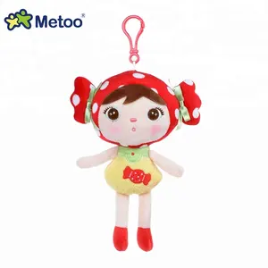 Metoo Verified Suppliers So Kawaii Candy Mini Plush Doll Panda Baby Soft Toy Custom Keychains Plush Toys