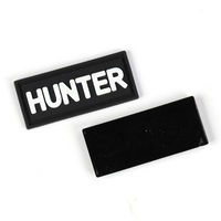 Étiquettes en PVC, caoutchouc et silicone personnalisées écologiques en gros avec logo 3D, étiquettes Velcro pour tasses, chapeaux, chaussures et vêtements