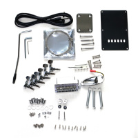 TC Unfinished 6-String Electric Guitar Kit with Basswood Body and Maple Neck for Students/Beginners
