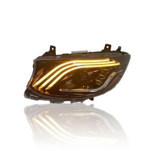 Modificación del Conjunto de Faros Delanteros para <span class=keywords><strong>Mercedes</strong></span>-Benz <span class=keywords><strong>Sprinter</strong></span> 19-23 con Luces de Circulación Diurna LED, Lentes Láser, 12V 55W - Product Image 3