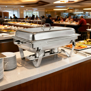 Hotelrestaurantpartyweddingchafing piatto piatto piatto piatto Buffet setsteelalcohol - Product Image 1