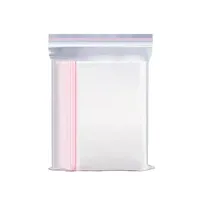 Sachet Doypack Mini Personnalisable Transparent en PE avec Fermeture Éclair, Auto-scellant et Recyclable pour l'Emballage Alimentaire