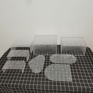 13-Piece Acrylic tráng miệng bảng Rack hiển thị thiết lập cho lưu trữ trong tự chọn Trà phá vỡ đám cưới Dã Ngoại tiệc và lạnh bảng - Product Image 3