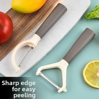 Éplucheur d'orange de qualité supérieure, éplucheur de fruits ultra-affûté pour la cuisine, éplucheur de légumes en forme de Y, éplucheur de pommes de terre avec une poignée polygonale
