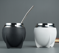 Offre Spéciale – Tasse Personnalisée Colorée 280 ml – Gourde à Yerba Maté Argentine en Acier Inoxydable à Double Paroi Isolée Sous Vide