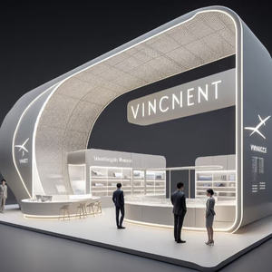 Stand de Exhibición Modular Personalizado de 10x20 pies con Iluminación LED, Fácil de Montar en 30 Minutos, para Ferias Comerciales y <span class=keywords><strong>Exposiciones</strong></span> - Product Image 2