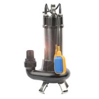 Bomba Sumergible Eléctrica para Aguas Residuales V1300DF de Acero Inoxidable, Bomba Eléctrica para Aguas Residuales con Cortador