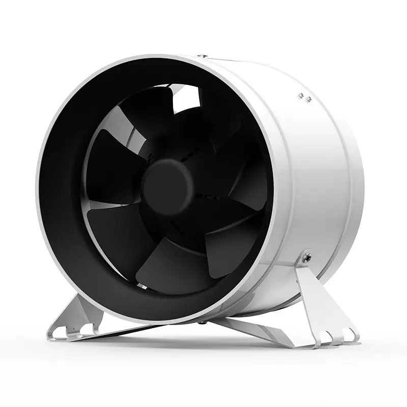 Soğutma için hız kontrol cihazı ile sessiz 10 inç Z modeli Inline kanal fanı