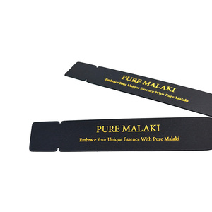 Tiras <span class=keywords><strong>de</strong></span> papel perfumado <span class=keywords><strong>de</strong></span> lujo personalizadas con logo estampado en caliente con lámina <span class=keywords><strong>de</strong></span> oro para probadores <span class=keywords><strong>de</strong></span> perfume - Product Image 4
