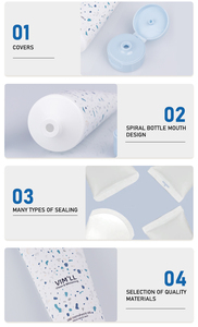 Botella de Plástico Suave Azul Claro Mate de 50 ml, 50 g, Crema Cosmética, Limpiador Facial, Loción, Botellas Vacías para Exprimir, Tubo Cosmético - Product Image 6