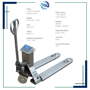 Indicatore di peso impermeabile IP68 cassa in acciaio inox transpallet con scala - Product Image 4