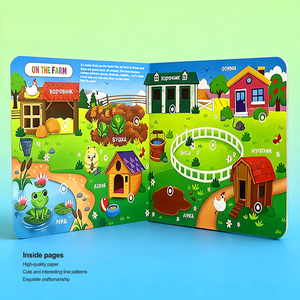 Libro de Actividades con Pegatinas <span class=keywords><strong>para</strong></span> Niños Pequeños de 3 a 5 Años, Libro Interactivo de <span class=keywords><strong>Cuentos</strong></span> de Animales del Bosque, Regalo Educativo Preescolar <span class=keywords><strong>para</strong></span> Niños y Niñas - Product Image 1