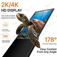 Pantalla Interior 4K Delgada de 4 mm de 32-65 Pulgadas 178 °   Pantalla Táctil PCAP Comercial con Ángulo de Visión de 24/7, Windows Mobile