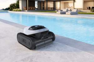 Robot de nettoyage de piscine automatique intelligent sans fil Dreame Z1 <span class=keywords><strong>Pro</strong></span> - 8000 GPH d'aspiration |   Aspirateur de piscine pour hôtel et complexe hôtelier - Product Image 2
