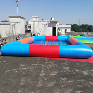 Piscina inflable cuadrada grande para exteriores, hermética, con bomba de aire para niños - Product Image 4