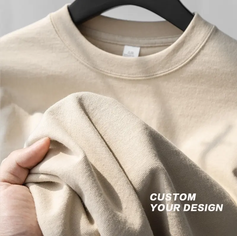 High Quality Wholesale Customize 100% Cotton T-shirts For Men Heavyweight Oversized Blank Tshirt Custom Men's T Shirt