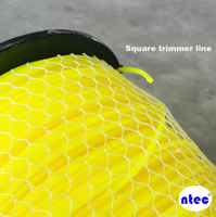 Fil de coupe-herbe en nylon jaune de 3,0 mm, bobine de 2 kg, pour désherbage, tension universelle, multi-tension