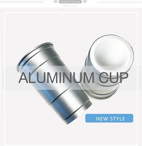 Copos de tinta de aço inoxidável de alumínio, reciclável, personalizado, cerveja, metal, caneca com logotipo personalizado - Product Image 3