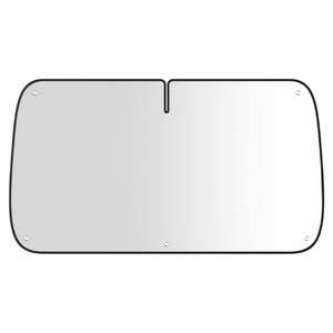 Front Windshield <b>Shade</b> Aluminum Foil Thick Opaque Type Suction Cup Installation General Car Models <b>Sun</b> Protection Heat - Product Image 5