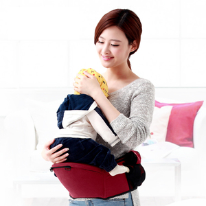 Porte-hanches en coton OEM pour bébé Tabouret de taille avec sac de rangement Siège de porte-bébé pour nouveau-né à enfant en bas âge Porte-hanches pour bébé - Product Image 1