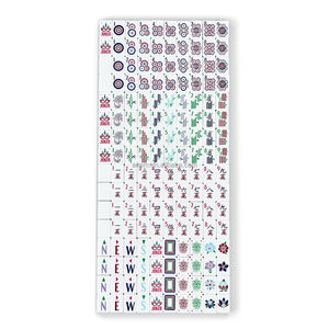 Juego de 166 Fichas de Mahjong Americanas de Acrílico de Lujo, Diseño Personalizado Grabado, Alta Calidad para Mesa de Juego en Casa - Product Image 6