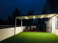 Lican LED rétractable en PVC à LED, canopée, pour toit, auvent d'extérieur