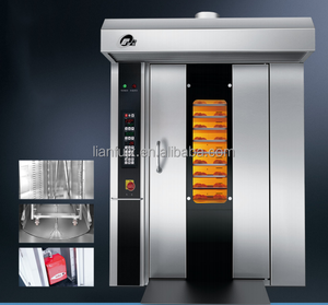 32 khay Quay lò gas điện lớn xoay bánh nướng bánh mì Bánh công nghiệp Lò quay Giá Lò - Product Image 6