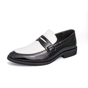 Chaussures habillées pour hommes en tissu mesh à lacets, style britannique, semelle épaisse, imperméables, augmentant la taille, noires, décontractées, formelles, pour mariage, DSYX - Product Image 5