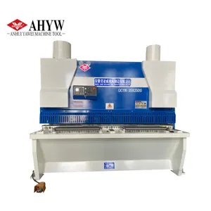 YWGS-25 * 2500 Machine de cisaillement de plaque de guillotine CNC hydraulique pour machine de remplissage