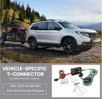 Faisceau de câblage de remorque à 4 broches pour 2016-2023 H-onda Pilot et 2019-23 Passport Vehicle Side Towing Harness for Trailer Light Connect