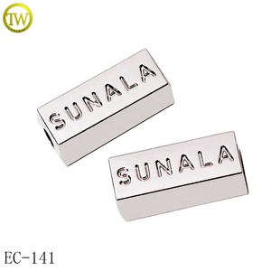 סיטונאי קשת צבע הקשת הקפוצ 'ון מתכת חוט מנעול בגד ים חומרה מתכווננת חוט שרוך - Product Image 6