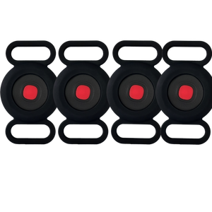 Thông minh chống mất thẻ không khí chủ 10m Kiểm soát khoảng cách Tracker PU da Keychain vòng bảo vệ vòng chìa khóa thuận tiện từ xa - Product Image 1