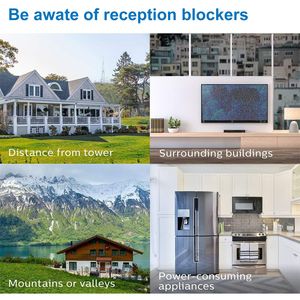 새로운 트렌드 Antuko 4K 1080P 안테나 파라 TV 대화 TV 안테나 안테나 드 텔레비전 디지털 TV 신호를 수신하기위한 - Product Image 6