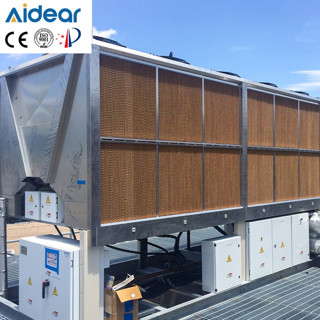 Aidear Heavy Duty Adiabatic Dry Cooler for Steel Plant Metallurgy Closed Loop Process Water Cooling