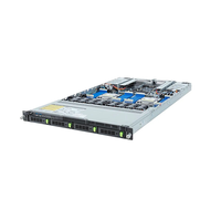 Rak R183-Z93-AAD1 Gigabit server-amd EPYC 9004 - 1U DP 4-Bay Gen5 NVMe/SATA/SAS-4