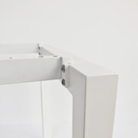 Meubles de bureau, table moderne avec pieds en acier, bureau d'ordinateur, table de bureau, installation simple, vente en gros, pas cher, Escritorio