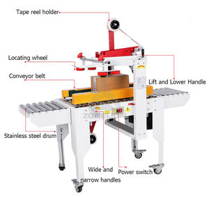 เครื่องปิดผนึกกล่องเครื่องบินไฟฟ้า FXC-4030 Moonpack สำหรับบรรจุภัณฑ์สารเคมีและเครื่องแต่งกาย - Product Image 5