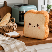 Jouet anti-stress en forme de croissant de pain et de beurre en PU, parfumé, à récupération lente, pour enfants de 5 à 14 ans, unisexe, filles