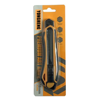 9mm 18mm Snap Blade Auto Lock Box Cutter Anti Slip Utility Knife Cutting Knife