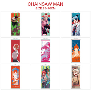 Vente chaude en gros populaire Anime défilement affiches tronçonneuse homme photos affiche décoration murale - Product Image 2